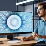 Home 16 미래 창작 도구와 소프트웨어 - **Prompt 1: Creative Collaboration in Graphic Design with AI**
"A vibrant, high-definition digit...