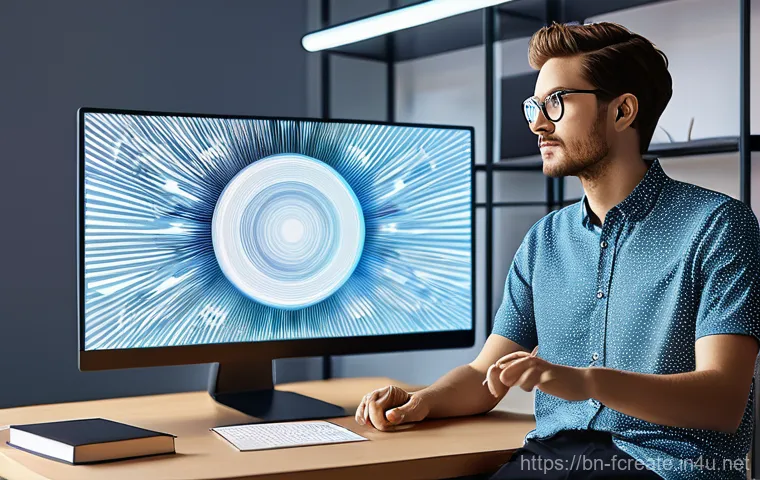 미래 창작 도구와 소프트웨어 - **Prompt 1: Creative Collaboration in Graphic Design with AI**
"A vibrant, high-definition digit...