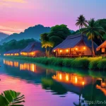 Home 14 디지털 예술 시장의 발전과 AI의 역할 - **Prompt 1: Serene Village Sunset**
"A breathtaking, hyperrealistic digital painting of a serene...